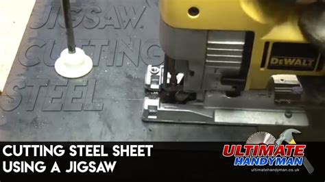 cutting 14 gauge sheet metal|cutting sheet metal with jigsaw.